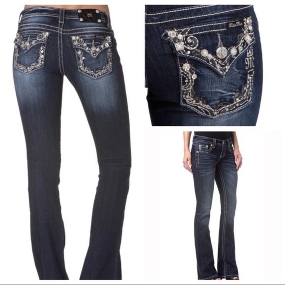 Miss Me Denim - Miss me JP5910B Jeans 27 Boot Cut Flap pocket